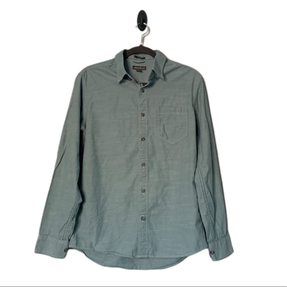 Eddie Bauer Shirt Button Down Long Sleeve Collared